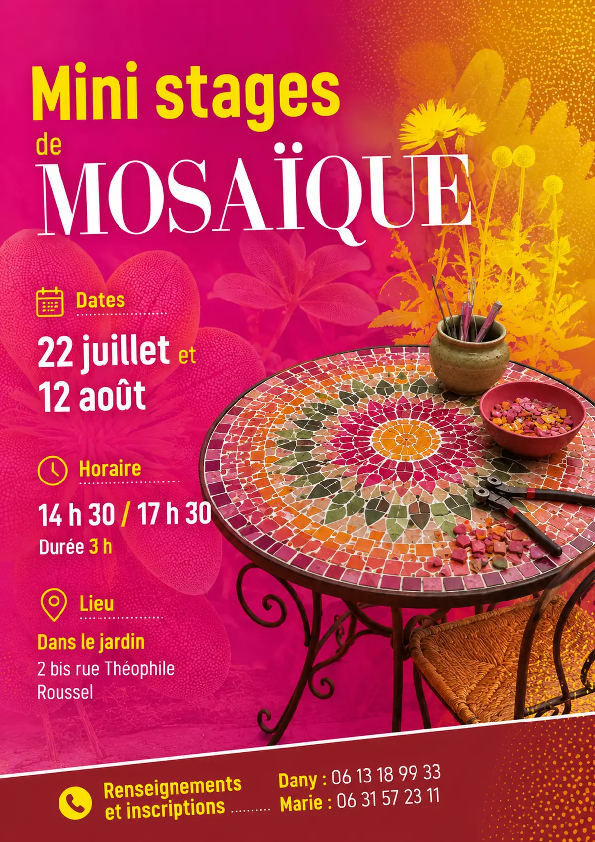 Mini Stage De Mosaïque
