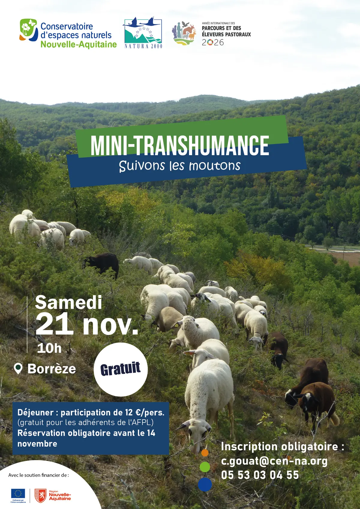 Mini-transhumanche à Borrèze