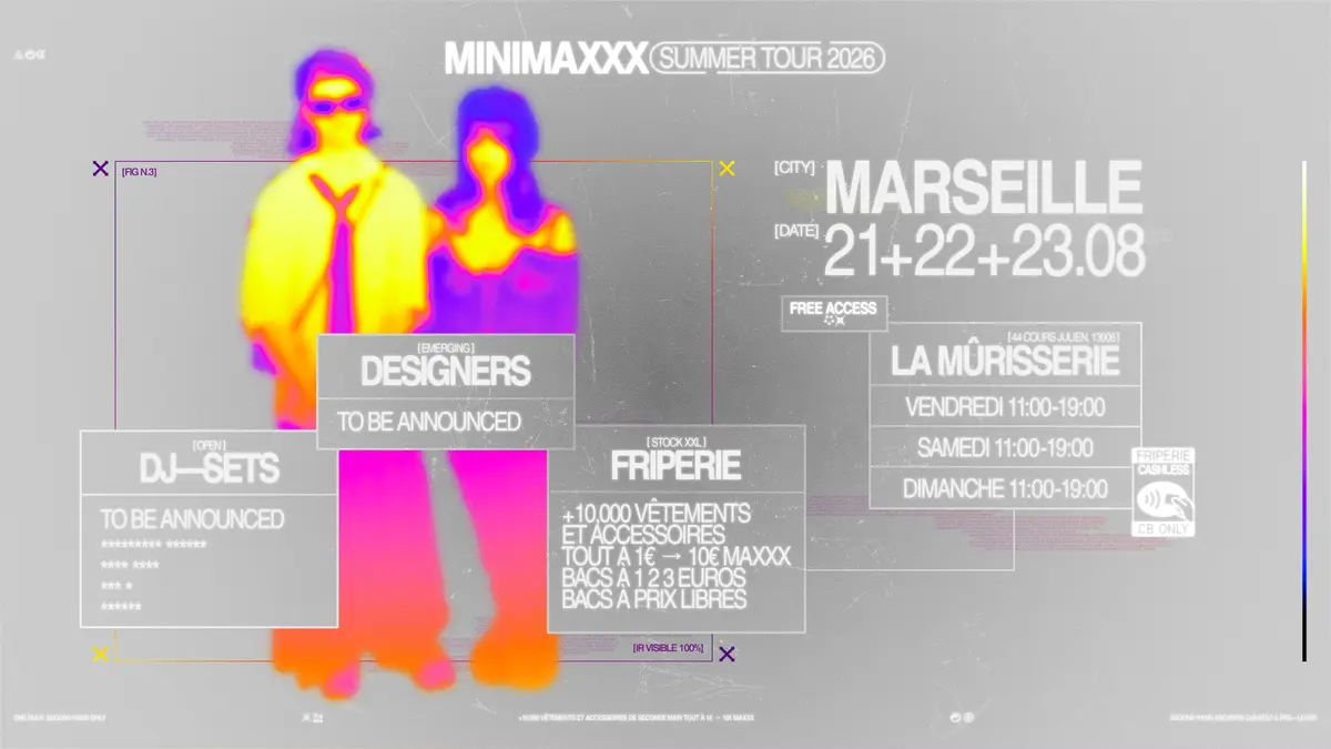 MINIMAXXX friperie, DJ sets, designers