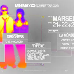 MINIMAXXX friperie, DJ sets, designers