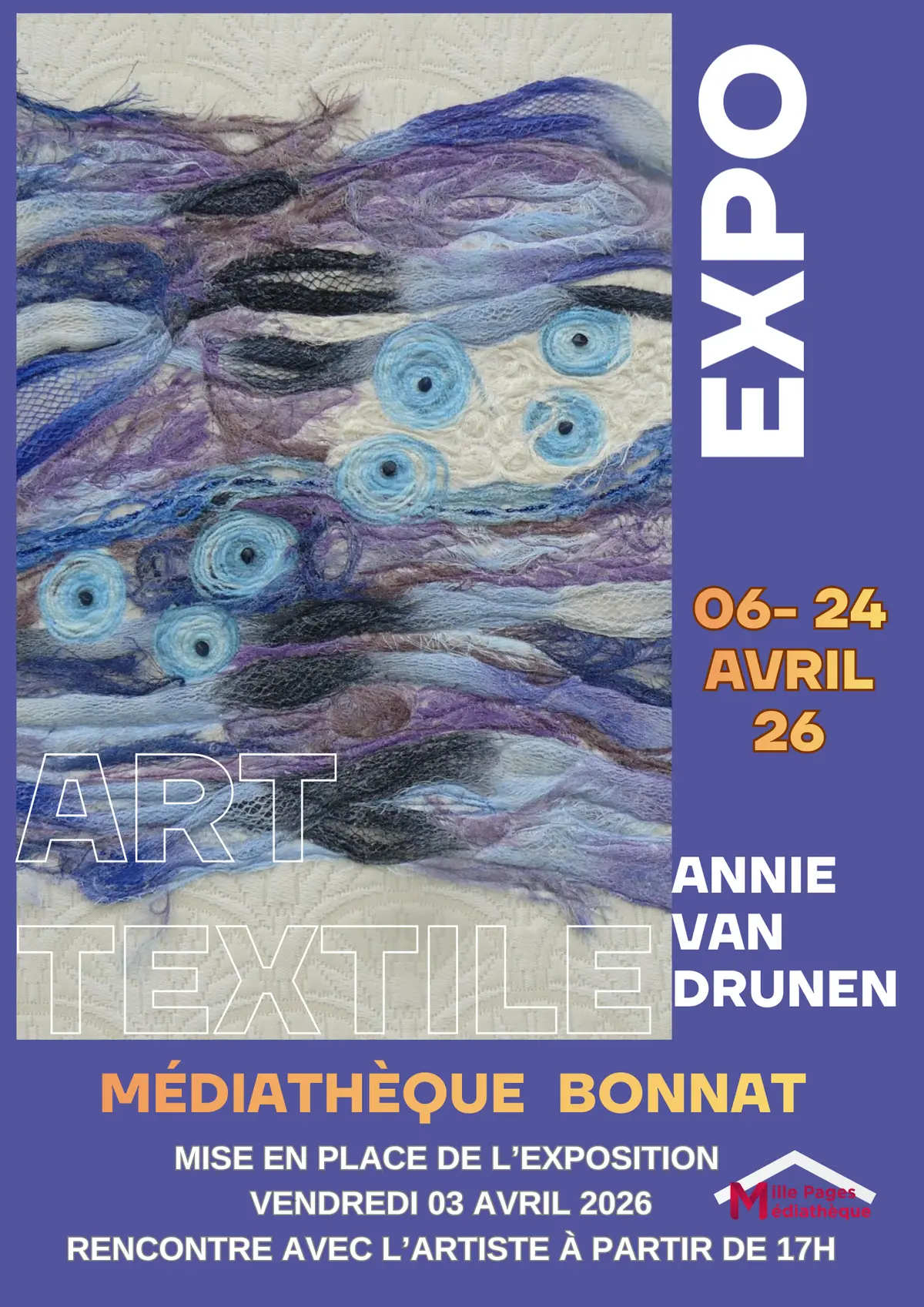 Mise en Place de l'Expo Art Textile