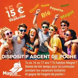 Mission Argent de poche à Magné