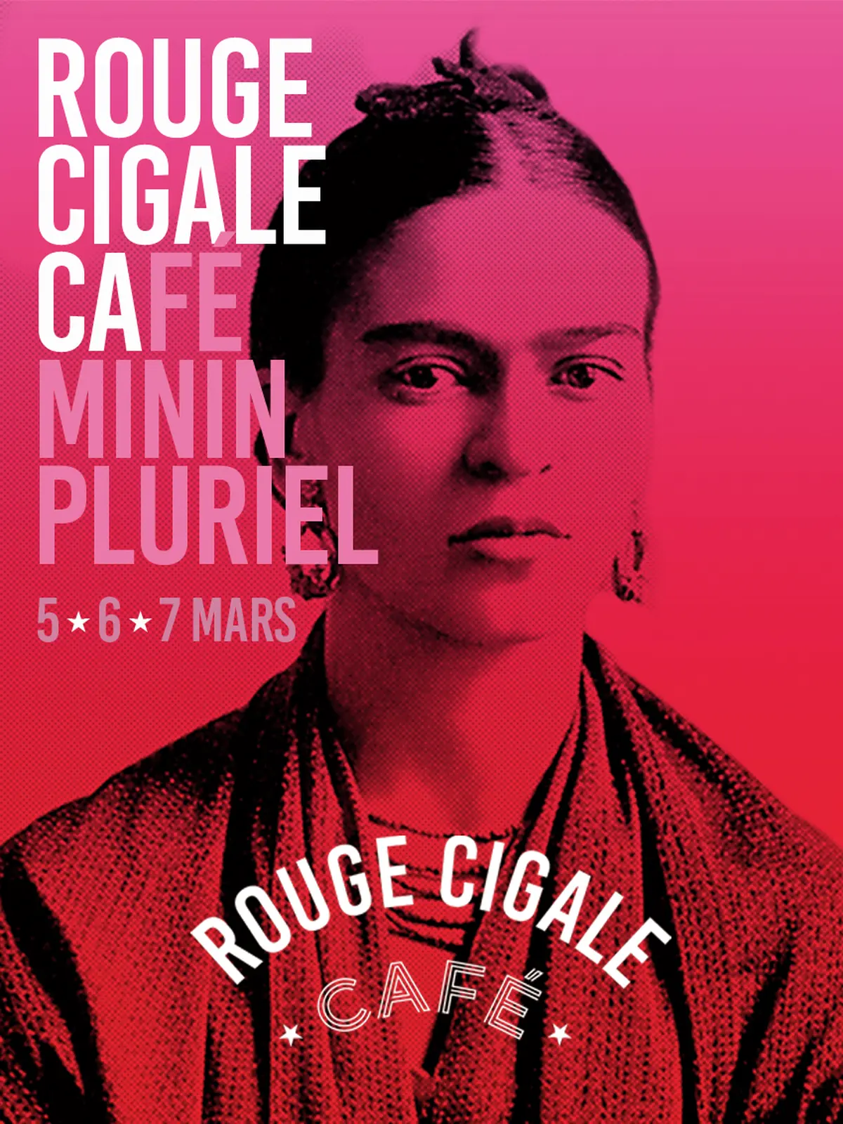 Mix 100% girly au rouge cigale café