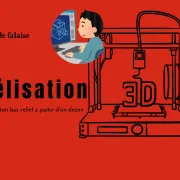 Modélisation 3D : crée ton bas-relief à partir d'un dessin