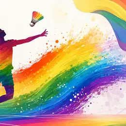 Mois de fierté, séance de badminton ouvert à toutes et tous