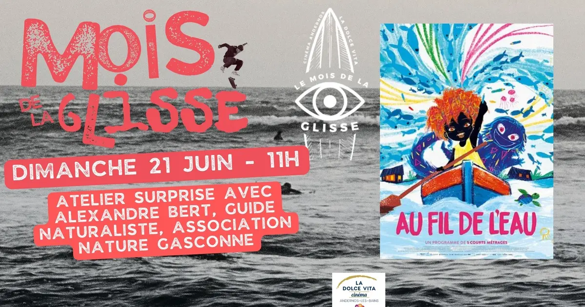 Mois de la Glisse : Projection du programme de courts métrages d'animation "Au fil de l'eau"