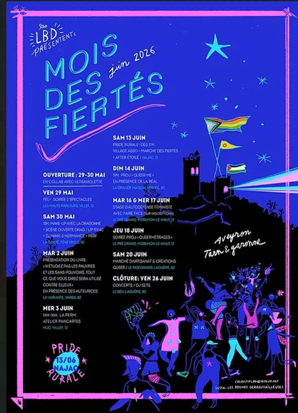 Mois des fiertés - Permanence du collectif Les Bonnes Débrouissailleuses