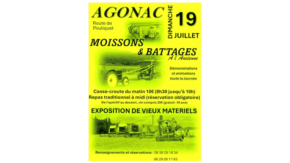 Moissons & battages à l'ancienne