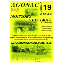 Moissons & battages à l'ancienne