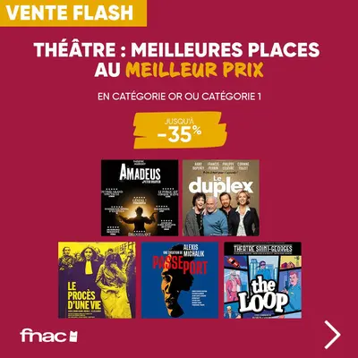 Molières 2026 : deux spectacles nommés à prix réduit jusqu'au 29 avril