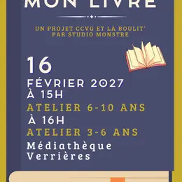 Mon livre : un parcours entre ateliers et spectacle pour le 3-10 ans