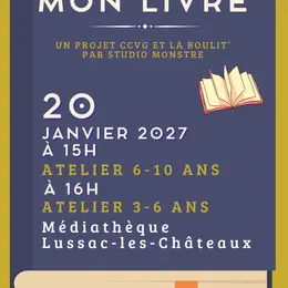Mon livre : un parcours entre ateliers et spectacle pour les 3-10 ans