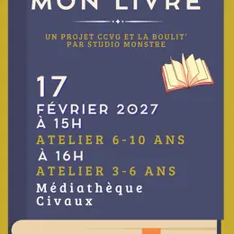 Mon livre : un parcours entre ateliers et spectacle pour les 3-10 ans