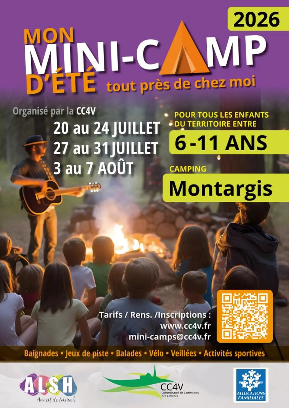 Mon mini-camp d’été