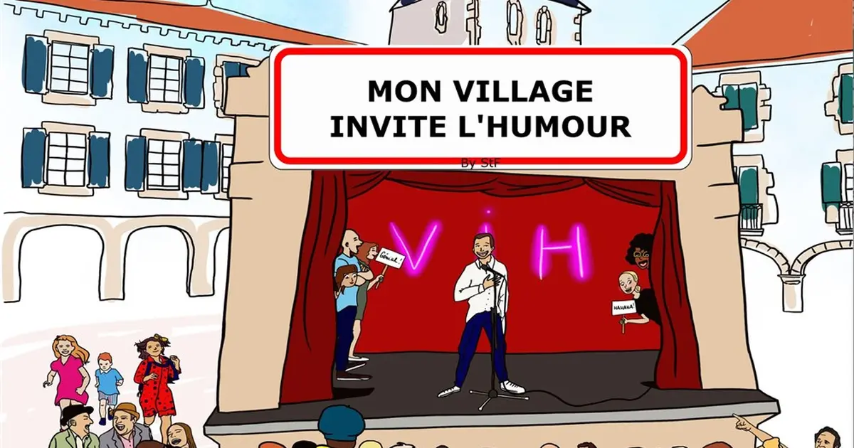 Mon village invite l'humour