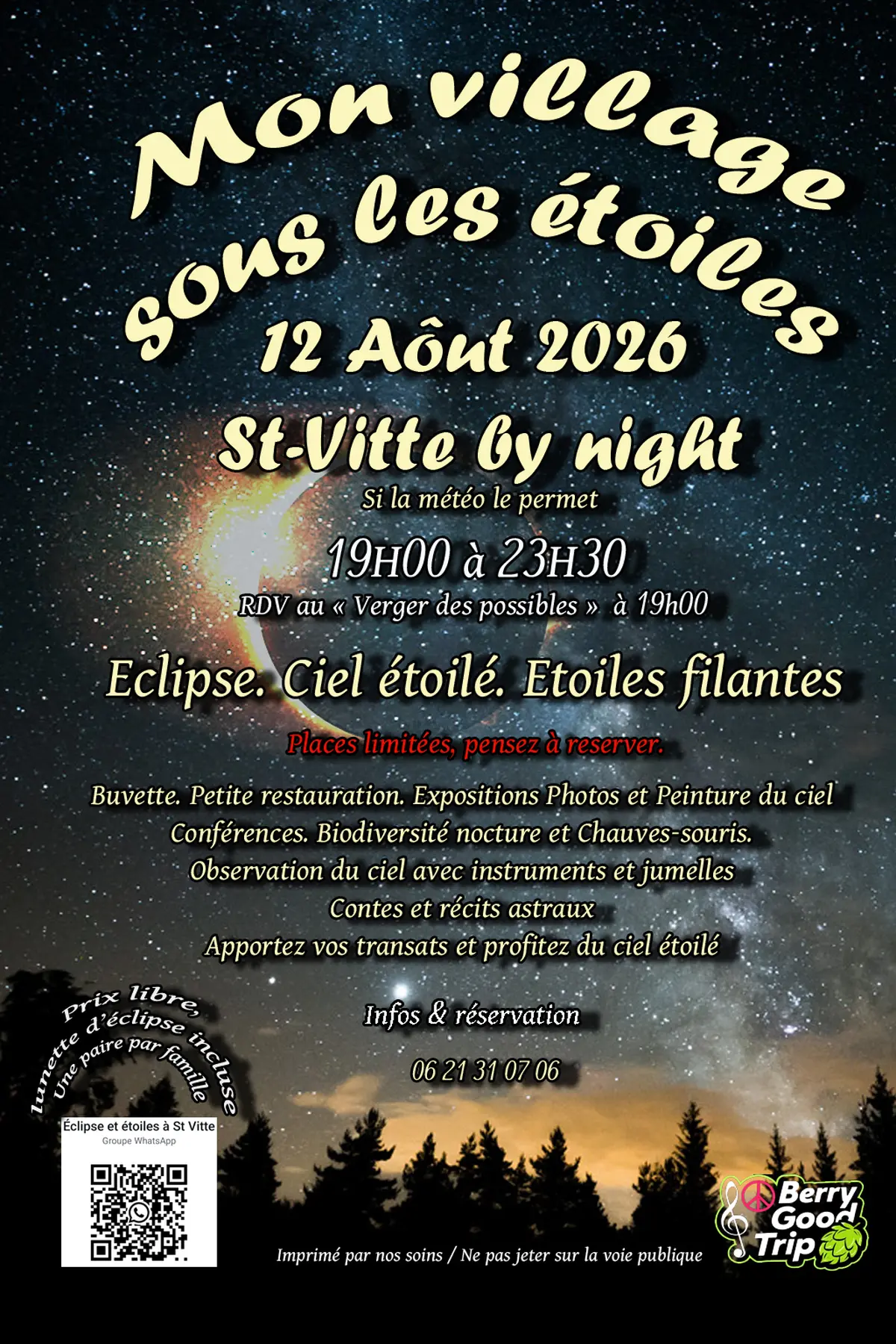 Mon village sous les étoiles, Saint vitte by night