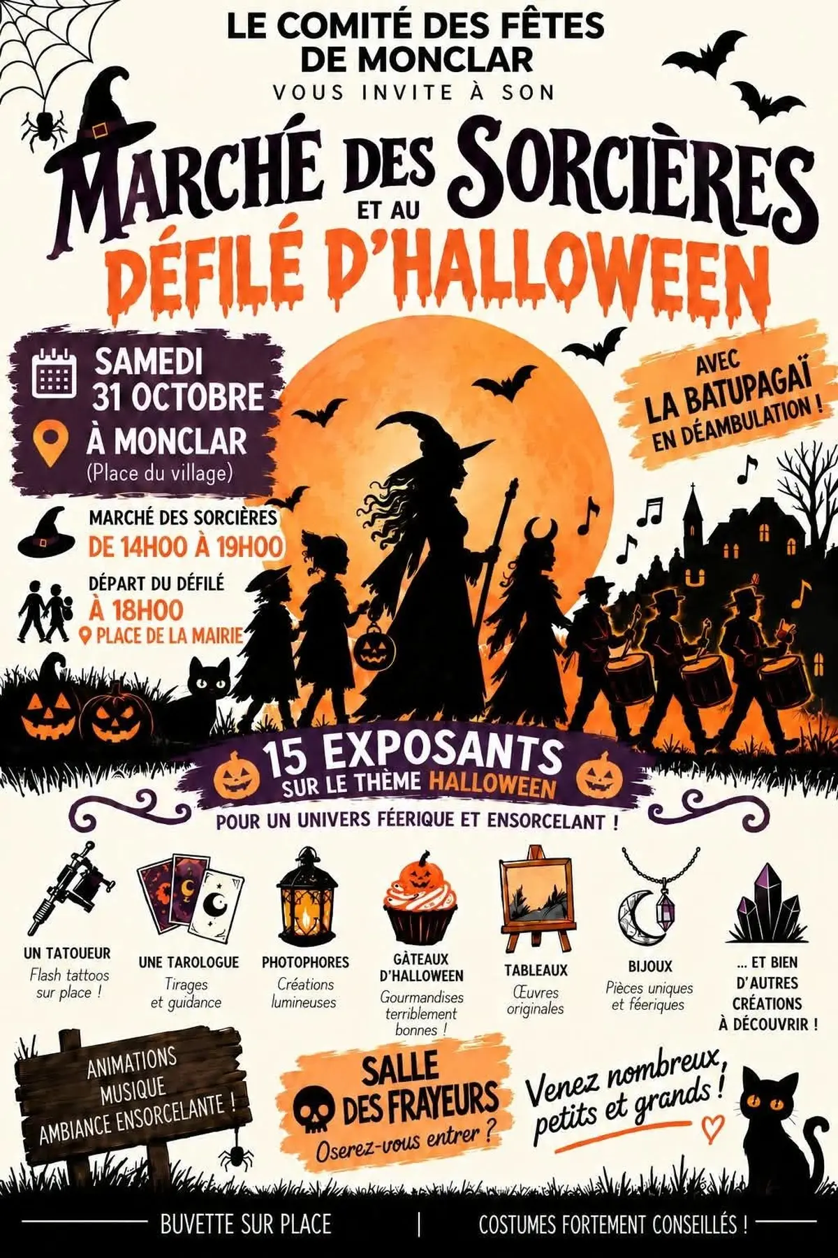 Monclar fête Halloween !