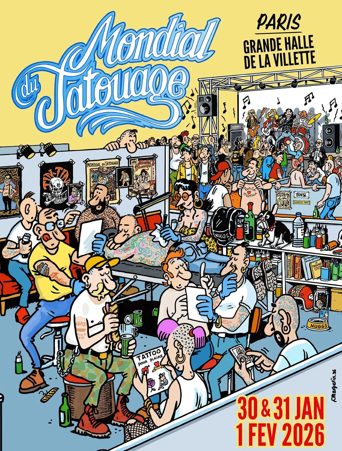L'affiche du Mondial du Tatouage 2026