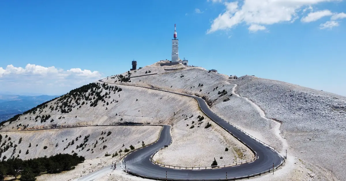 Paysage lunaire du Mont Ventoux