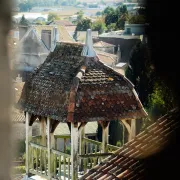 Montée au clocher de l'abbatiale de Saint-Sever