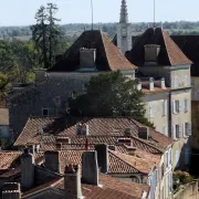Montée au clocher de l'abbatiale  de Saint-Sever