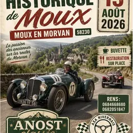 Montée historique de  Moux en Morvan