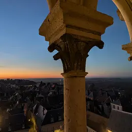 Montée tour en soirée dans la cathédrale de Laon !