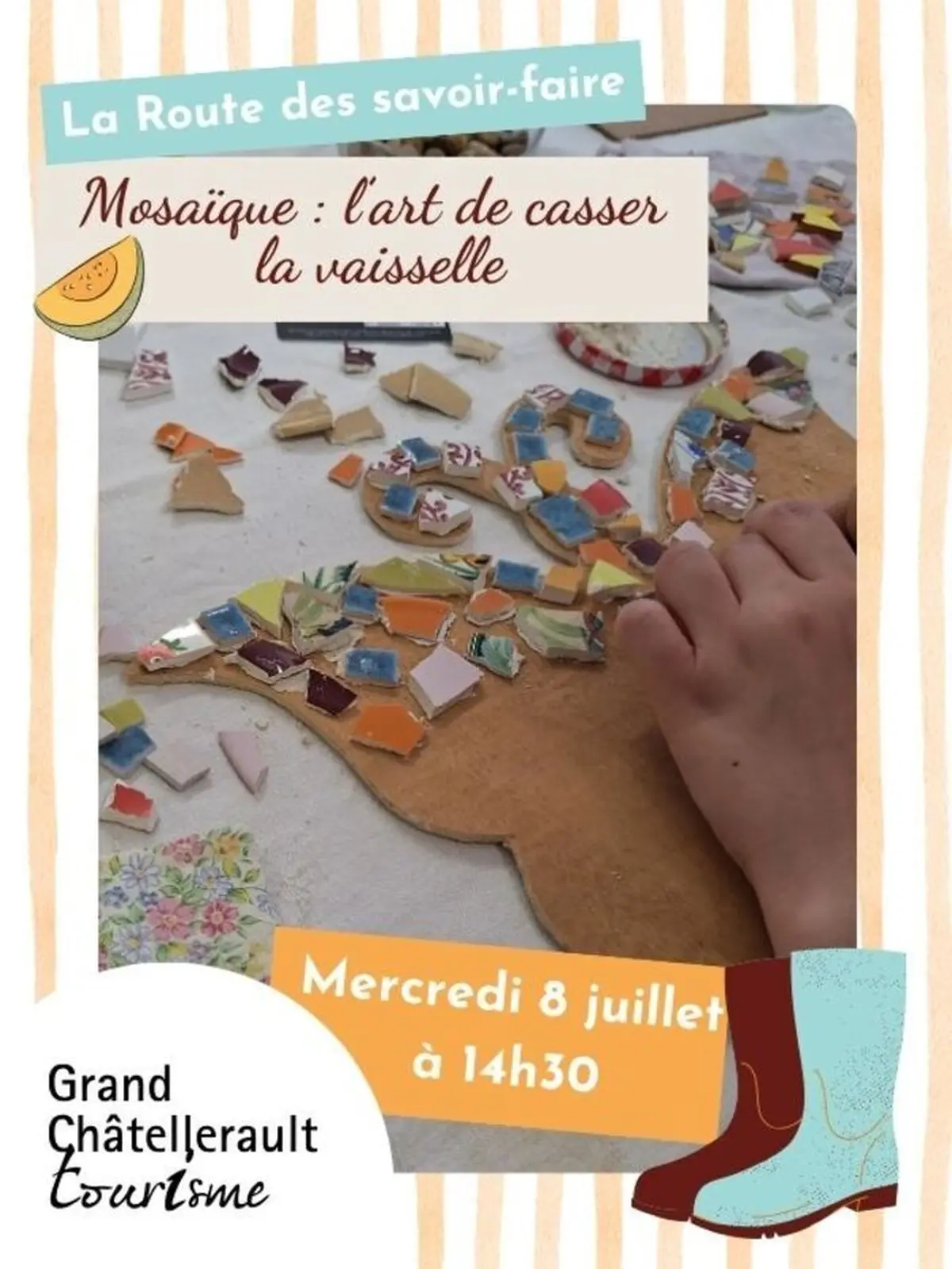 Mosaïque : l'art de casser la vaisselle