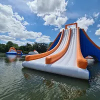 Le Crazy Splash au Moselle Wake Park &copy; Moselle Wake Park • Crazy Splash, via Facebook