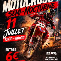 Motocross semi-nocturne