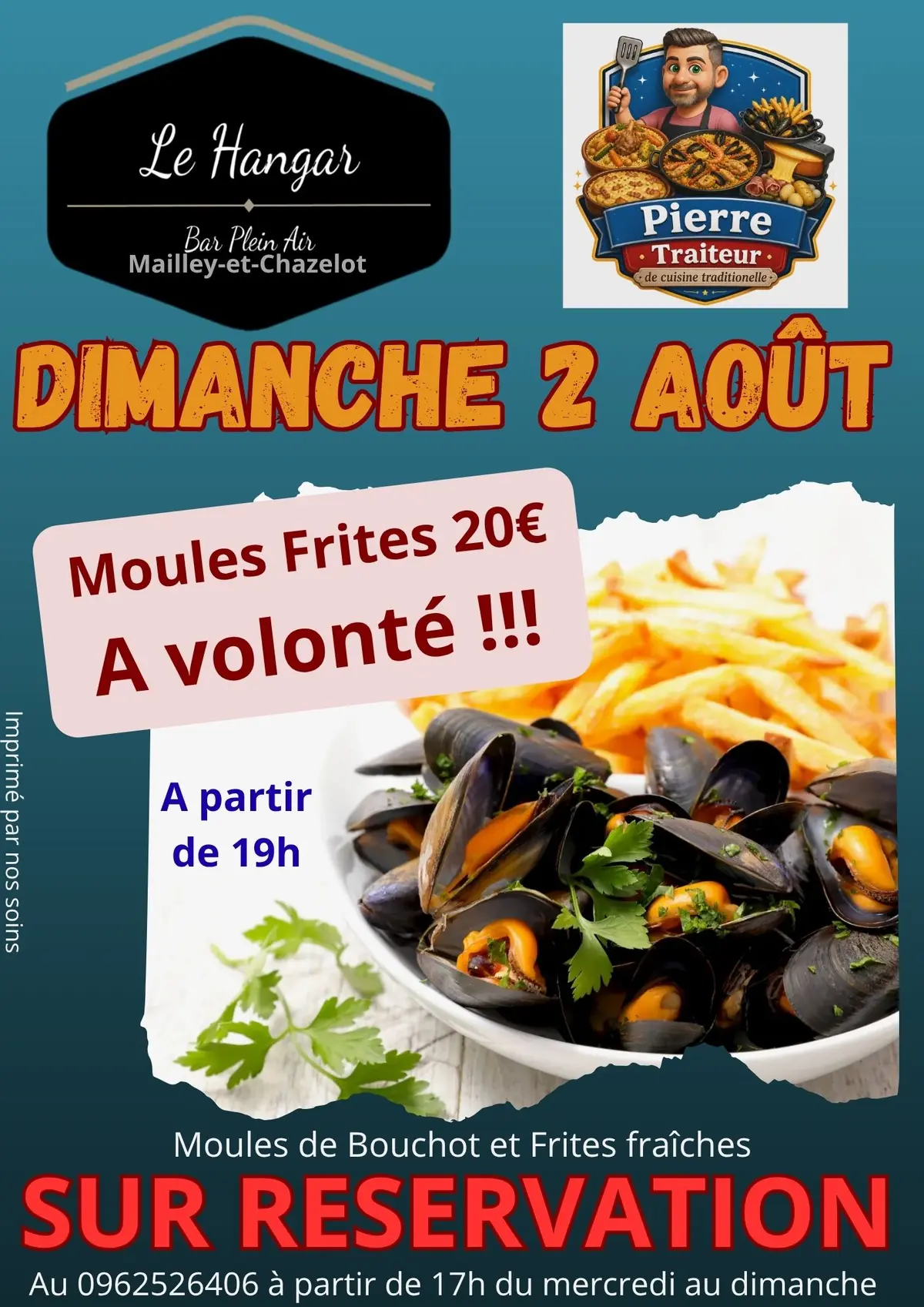 Moules Frites à volonté