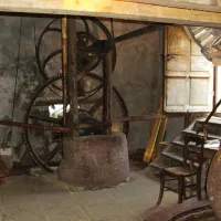 Des machines de moulin encore très authentiques&nbsp;! DR