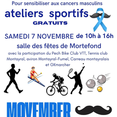 Movember, ateliers sportifs