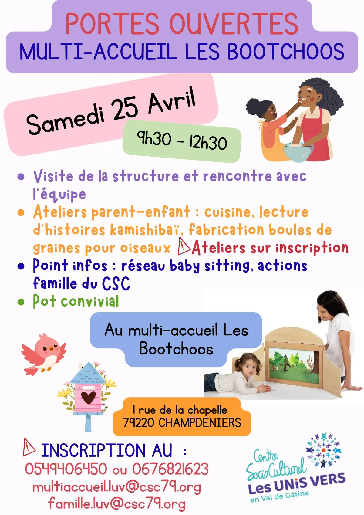 Multi-accueil les Bootchoos : porte ouverte