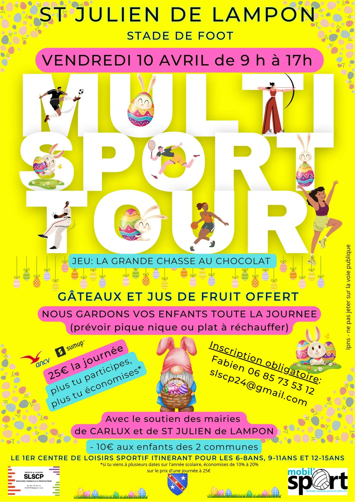 Multisport tour à Saint Julien de Lampon