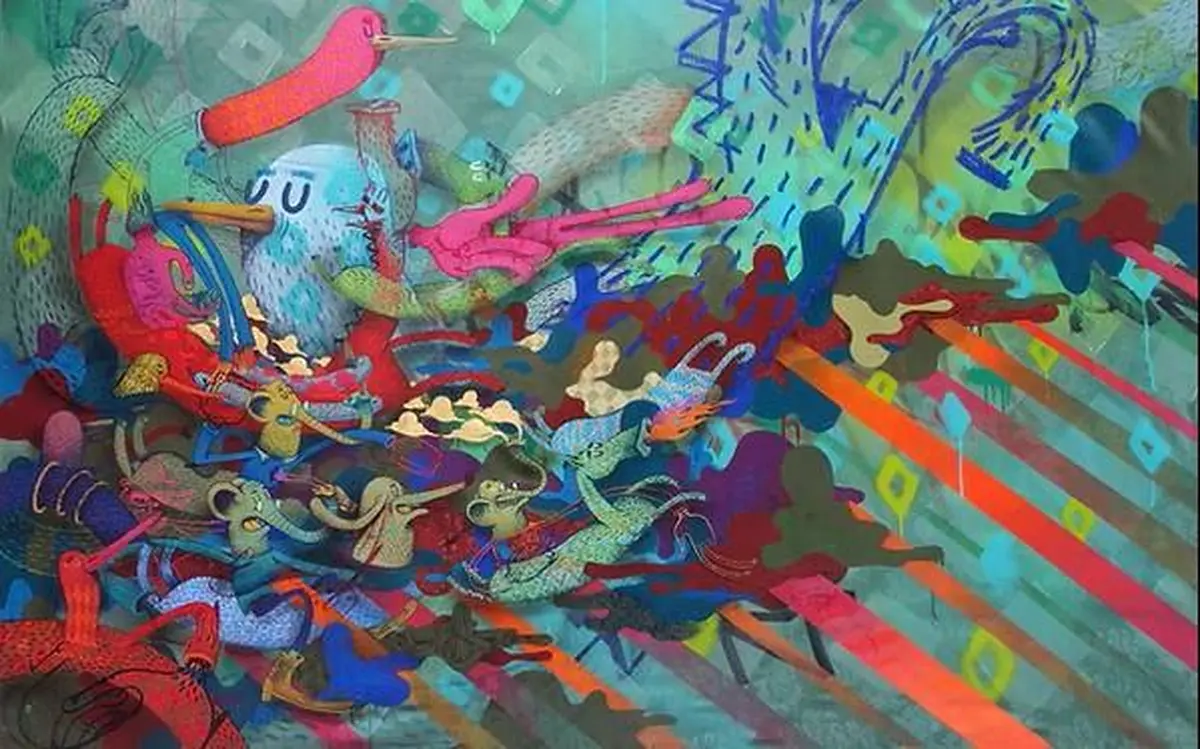 Mur#50 Alexone Vernissage