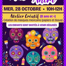 Musée Anim' : création de masques mexicains