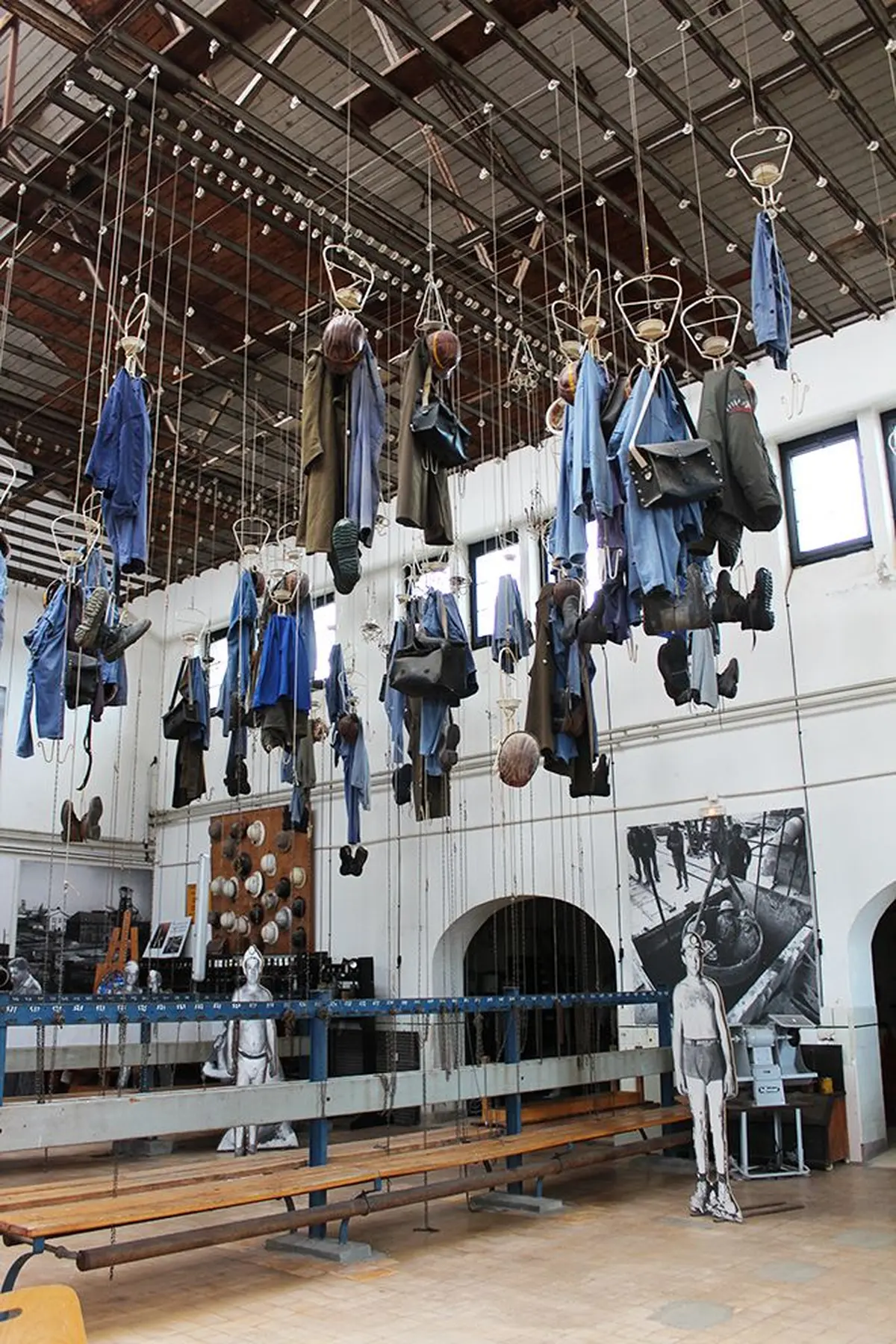Le Musée de la Mine a conservé la seule salle des pendus du bassin potassique alsacien