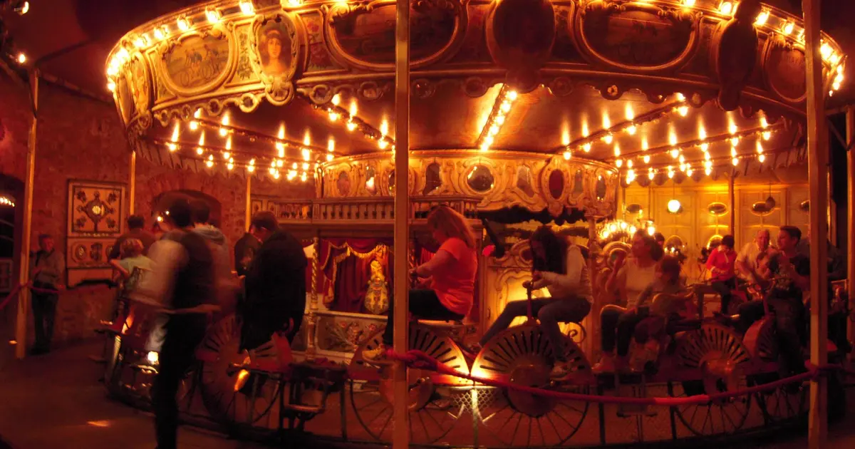 Vélocipède au musée des Arts forains de Paris