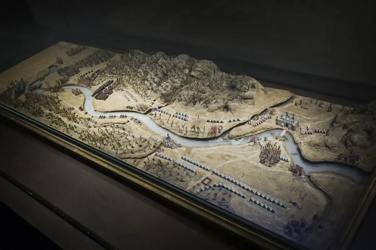 Maquette exposée au musée des Plans-Reliefs de Paris