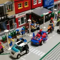 Les LEGO® s'exposent dans différents dioramas  DR
