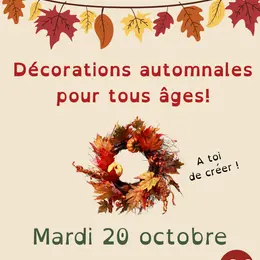 Musée du Liège et du Bouchon : atelier décorations automnales