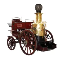 Un pompe à vapeur que l'on trouve au Musée du sapeur-pompier d'Alsace DR