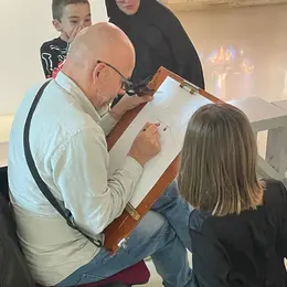 Musée du Vitrail, Le portrait autrement avec David Gribouille