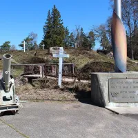 Les lignes de bataille sur le site du Mémorial du Linge DR