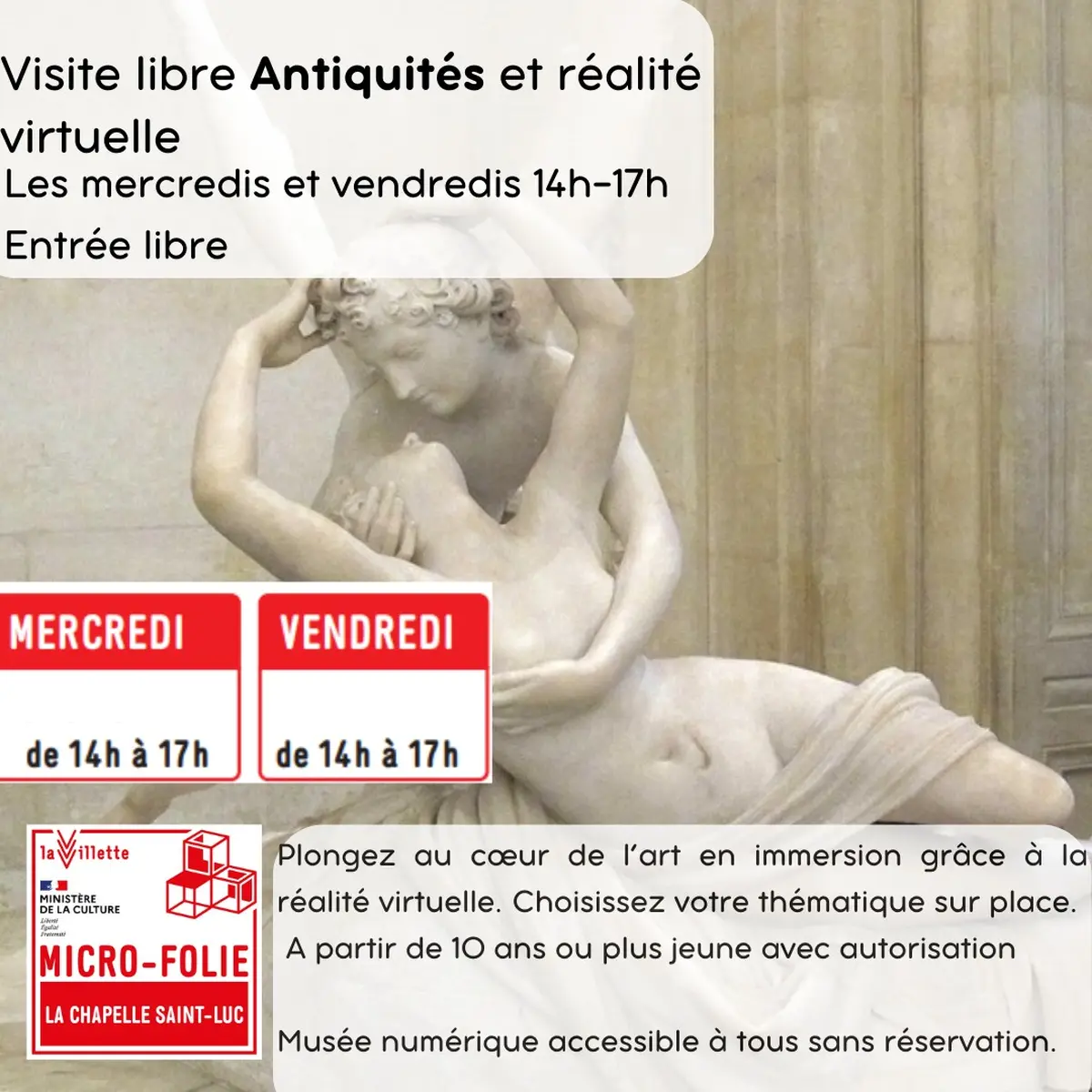 Musée numérique - Visite libre et réalité virtuelle