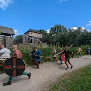 Musée-parc Arkéos - Entraînement international au combat viking