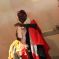 Le prêtre vodou togolais Azé Kokovivina a activé un autel vodou lors des cérémonies de lancement du lieu le 28 novembre 2013 DR