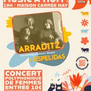 MUSIC'A HUM! Concert polyphonique de femmes avec ARRADITZ + ESPELIDAS