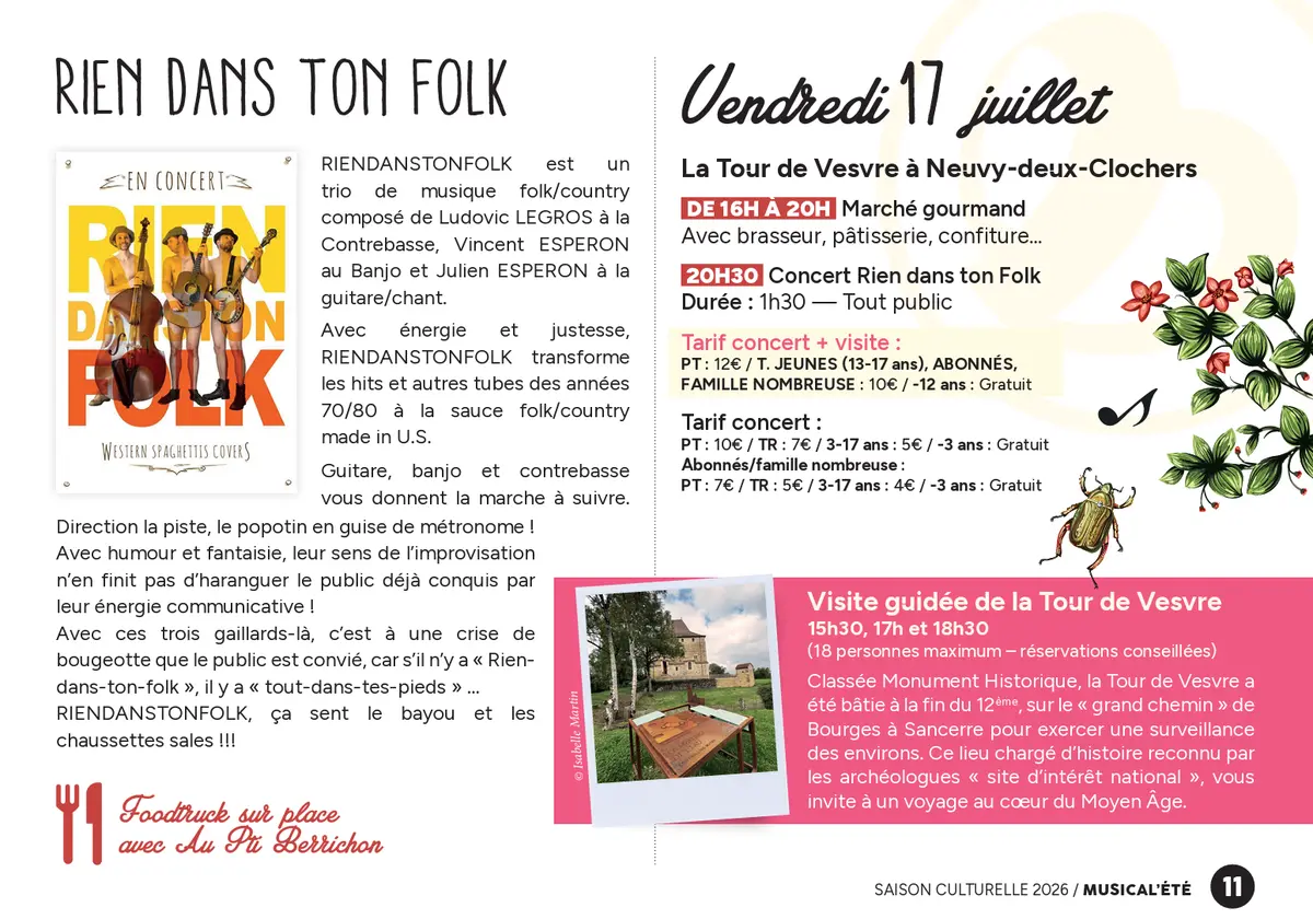 Musical'été à La Tour de Vesvre